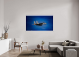 176 x 99 cm, ChromaLuxe HD Metal Print, Aluminium ArtBox, 10 mm Profile Black, Motif border 3cm afterburner
